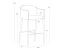 Dillon Cream / Bravo Ash Barstool Kylin by Matho Sun, view 6