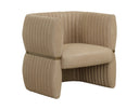 Sahara Sand Leather Lounge Chair Tryor by Matho Sun