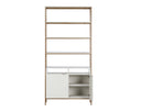 Large Champagne Gold Cream Bookcase Ambrose Modular by Matho Sun, view 3