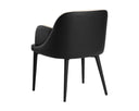 Dillon Cream / Dillon Black Dining Armchair Hagan by Matho Sun, view 4