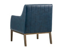 Vintage Blue Lounge Chair Wolfe by Matho Sun, view 3