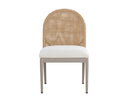 Greige Louis Cream Dining Chairs set of 2 Calandri by Matho Sun, view 2