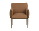 Milliken Cognac Dining Armchair Olea by Matho Sun, view 2