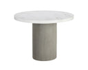 Marble Look Light Grey 40" Bistro Table Nicolette by Matho Sun