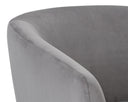 Antonio Charcoal Lounge Chair Treviso Swivel by Matho Sun, view 7