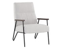Light Grey Lounge Chair Coelho by Matho Sun