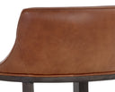 Brown Shalimar Tobacco Leather Counter Stool Brylea by Matho Sun, view 7