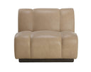 Sahara Sand Leather Lounge Chair Blaise Swivel by Matho Sun, view 2