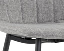 Light Grey Dining Chairs set of 2 Drew by Matho Sun, view 5