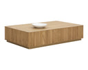 Rectangular Rustic Oak Coffee Table Kalla by Matho Sun