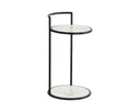 Black Marble Look End Table Parga by Matho Sun, view 2