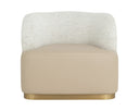 Napa Beige / Hailey Moon Lounge Chair Brinda Swivel by Matho Sun, view 2