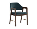 Smoke Acacia Meg Dusty Teal Dining Armchair Milton by Matho Sun
