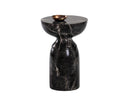 Marble Look Black End Table Goya by Matho Sun, view 2