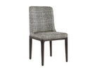 Grey Oak Naya Check Black Dining Chair Elisa by Matho Sun