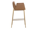Milliken Cognac Barstool Lucano by Matho Sun, view 3