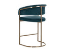 Gold Danny Teal Counter Stool Marris by Matho Sun, view 4