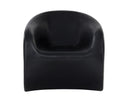 Black Lounge Chair Orson by Matho Sun, view 2