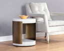 White End Table Cavette by Matho Sun, view 3