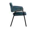 Nono Petrol Dining Armchair Sharqui by Matho Sun, view 3