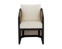 Charcoal Stinson Cream Dining Chair Palermo by Matho Sun, view 2
