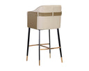 Napa Beige / Napa Tan Barstool Carter by Matho Sun, view 3