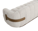 Warm Brown Dove Cream Sofa Tadeo by Matho Sun, view 5