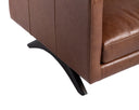 Shalimar Tobacco Leather Sofa Rogers by Matho Sun, view 6
