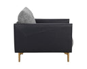 Nash Zebra / Coal Black Armchair Ashi by Matho Sun, view 3