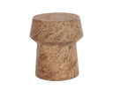 Burl Look End Table Brie by Matho Sun, view 2
