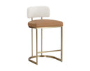 Napa Cognac / Rhea Light Barley Counter Stool Larissa by Matho Sun
