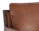 Brown Shalimar Tobacco Leather Armchair Mauti by Matho Sun, view 7