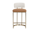 Napa Cognac / Rhea Light Barley Counter Stool Larissa by Matho Sun, view 2