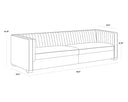 Hemingway Silver Sofa Caitlin by Matho Sun, view 7