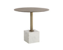 White Marble 32" Bistro Table Kata by Matho Sun
