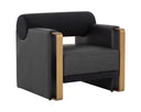 Bravo Black / Abbington Black Lounge Chair Edgar by Matho Sun