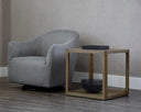 Smoke Grey Table Doncaster Side by Matho Sun, view 3
