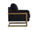 Abbington Black Lounge Chair Kalmin by Matho Sun, view 3