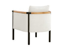 Heather Ivory Tweed Lounge Chair Wilder by Matho Sun, view 4