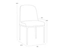 Zenith Alabaster Dining Chairs set of 2 Nestor by Matho Sun, view 7