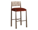 Dark Bronze Meg Rust / Terri Nutmeg Barstool Bayard by Matho Sun