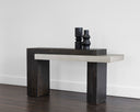 Dark Brown / Grey Console Table Herriot by Matho Sun, view 4