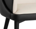 Dillon Cream / Dillon Black Dining Armchair Hagan by Matho Sun, view 5