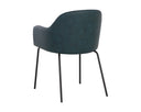 Dark Teal Dining Armchair Hensley by Matho Sun, view 4