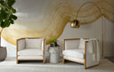 Marble Look Sand End Table Brie by Matho Sun, view 4