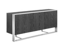 Stainless Steel Grey Sideboard Dalton by Matho Sun, view 2