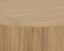 Round Rustic Oak Coffee Table Kalla by Matho Sun, view 4