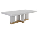 Gauntlet Grey 94.5" Dining Table Greco by Matho Sun, view 2