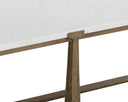 White Marble Coffee Table Cowell by Matho Sun, view 8
