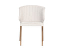 Belfast Oatmeal Dining Chair Zayden by Matho Sun, view 2